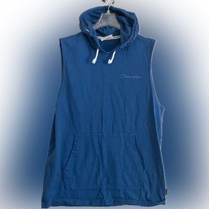 CHAMPION Men’s Blue Middleweight Sleeveless Hoodie